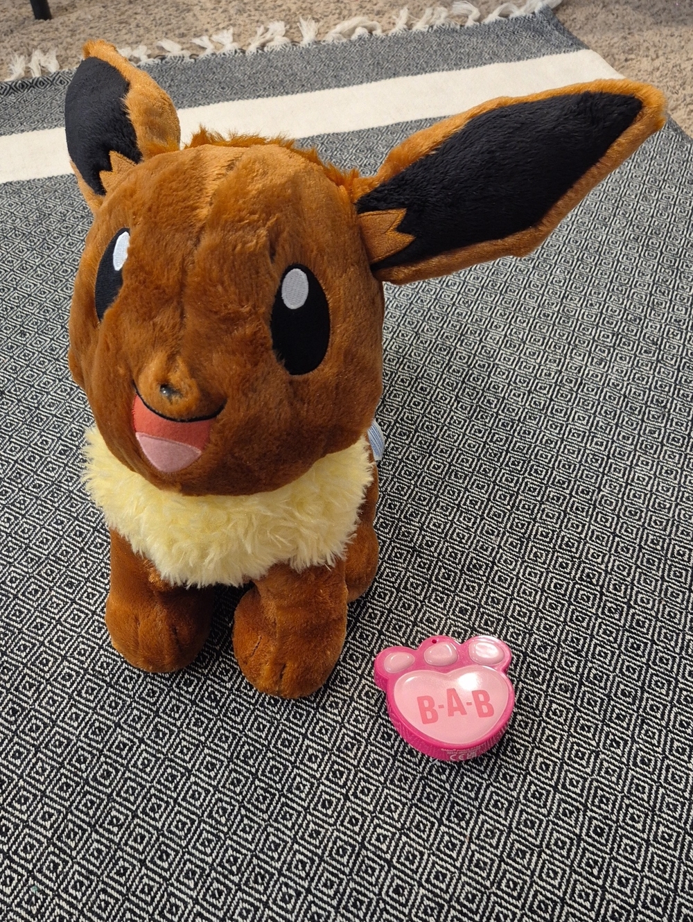 Build-A-Bear Workshop Pokémon Eevee Plush With Brush